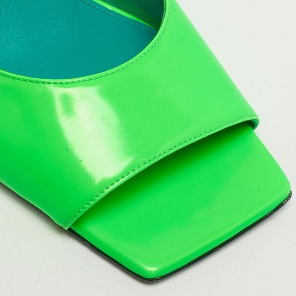 The Attico Green Patent Leather Piper Ankle Strap Sandals Size 40 - Picture 7 of 7